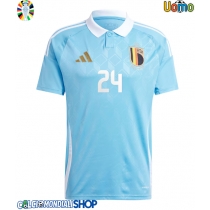 Maglie da calcio Belgio Amadou Onana #24 Seconda Maglia Europei 2024 Manica Corta